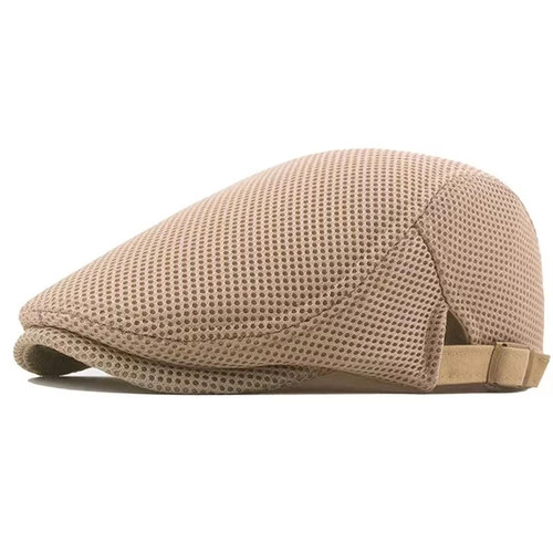 Solid Cotton Gatsby Cap Mens Ivy Hat Golf Driving Sun Flat Cabbie Newsboy Summer - Picture 11 of 15