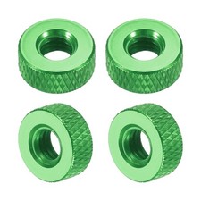 4Pcs M6x12mmx5mm Knurled Thumb Nuts, Green
