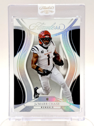 2025 Panini Flawless Ja'Marr Chase Diamond Black 1/1 Bengals (ONE of ONE) 🔥