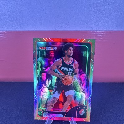 Topps NBA Hoops Premium Stock 2025 Scoot Henderson #137 135/249 Blazers