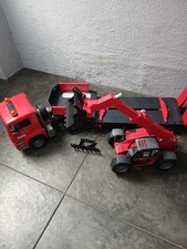 Bruder MAN TGA Low LoaderTruck With Manitou Telescopic Handler MLT 633 1:16Scale