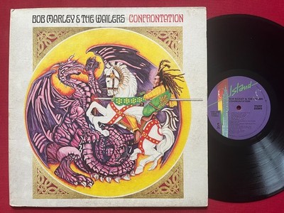 BOB MARLEY & WAILERS~CONFRONTATION LP (1983) ORIG PRESS REGGAE ISLAND