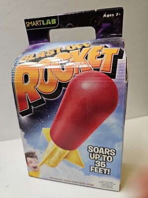 The SmartLab Blast-Off Rocket is a toy designed for ages 7+. It allows children