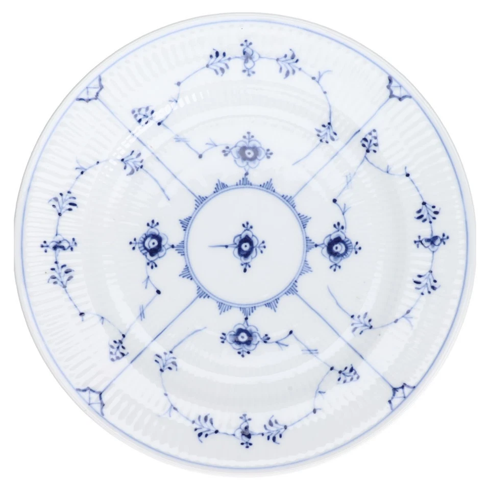 Speiseteller Modell 175 Royal Copenhagen Musselmalet gerippt II.Wahl