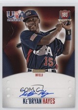 2014 USA Baseball Box Set 18U National Team Signatures Ke'Bryan Hayes Auto v9t