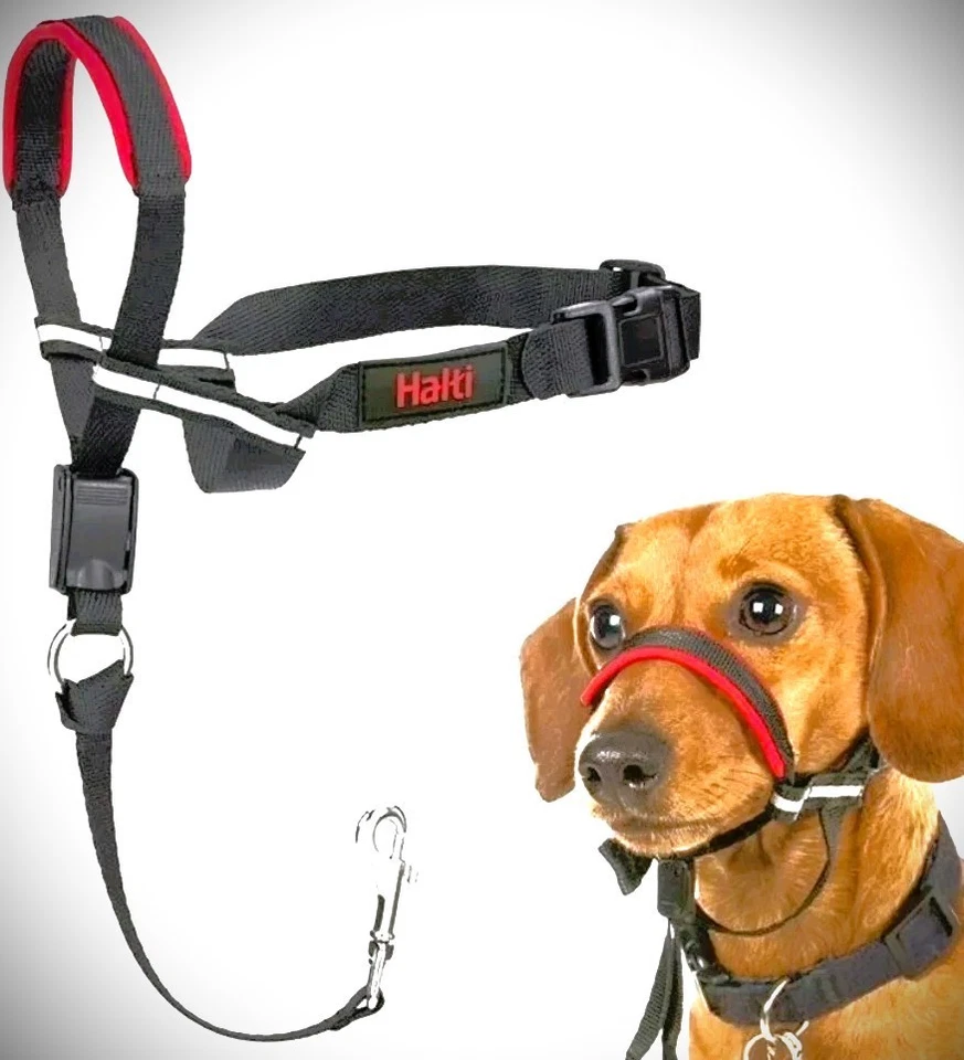 Halti OPTIFIT Dog Headcollar Stops Pulling Lightweight Adjustable Choose Size