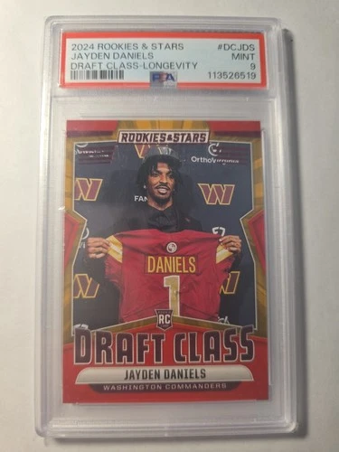 2024 Panini Rookies And Stars Jayden Daniels Psa 9