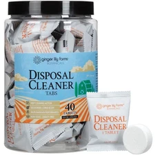 Ginger Lily Farms Botanicals Garbage Disposal Cleaner Tabs, Deep Cleaning Tab...