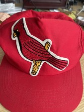 Vintage 80s 90s St Louis Cardinals Red Youngan Snapback Hat Cap Made In Korea