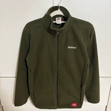 Decathlon Kids 12Y Olive Fleece Jacket