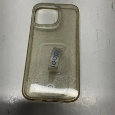 Loopy Case iPhone 14 Pro Max Clear Sparkle Glitter Lefty Left Handed Phone Case