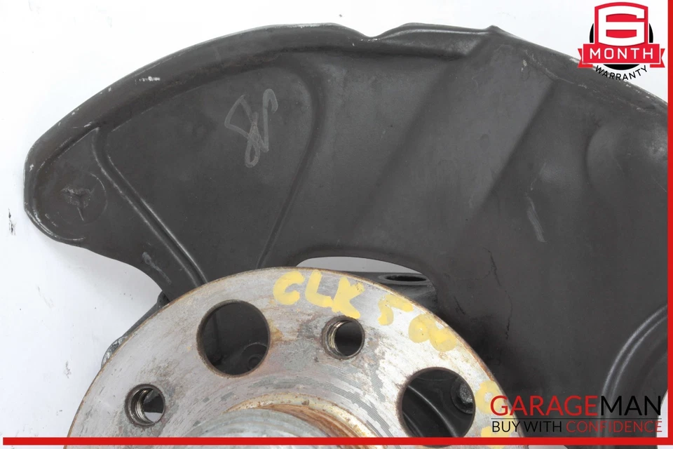 03-09 mercedes w209 clk500 rueda delantera izquierda husillo nudillo buje cojinete fabricante de equipos originales Foto 4 de 4