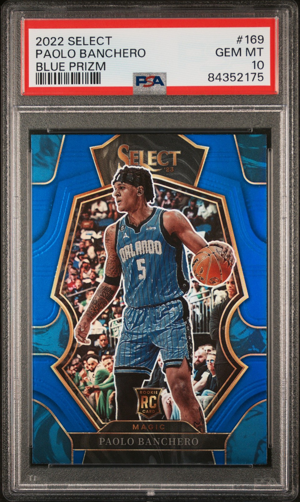 2022 PANINI SELECT BLUE PRIZM #169 PAOLO BANCHERO PSA 10