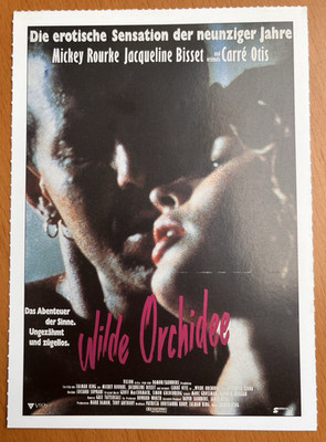 Wilde Orchidee - Filmkarte Filmplakatkarte Cinema - Mickey Rourke Carre Otis
