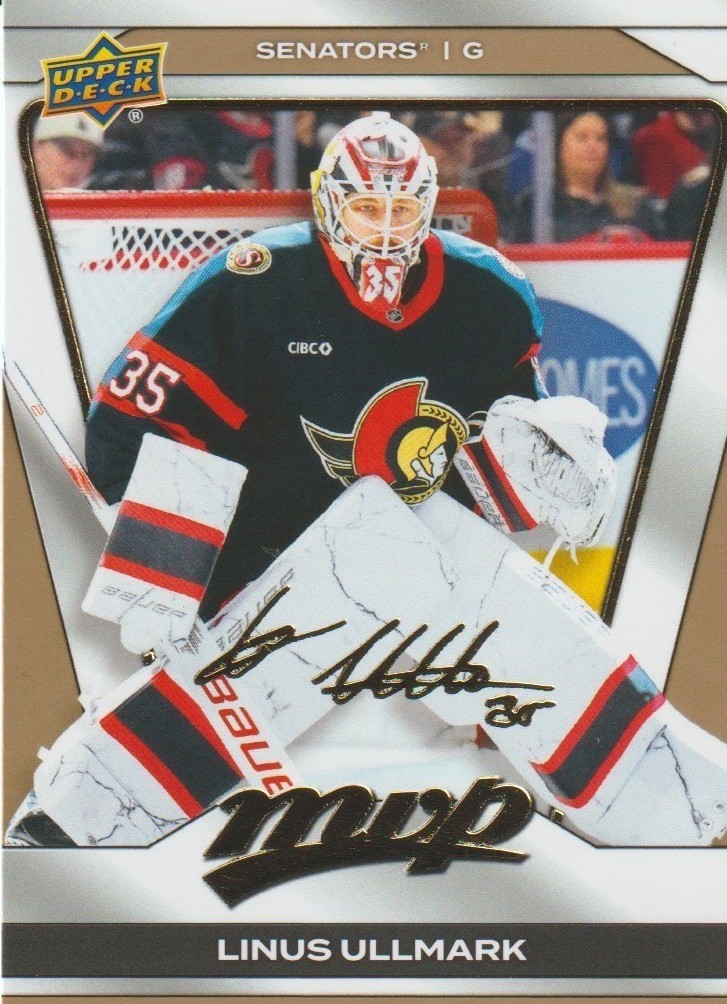 2025-26 Upper Deck Mvp - Linus Ullmark, Linus Ullmark #64 Gold Script ...