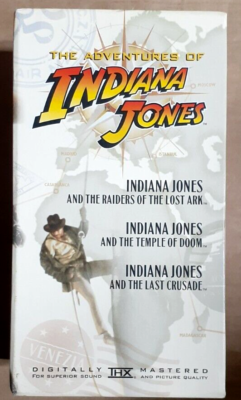 その他 DVD Indiana Jones VHS THX Remastered Box Triology Set LucasFilm