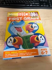 School Zone - Big First Grade Workbook - Ages 6-7, Basic Math, Addition  Sub...