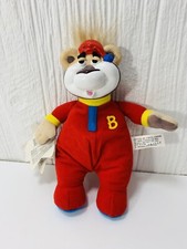 1999 Mattel Bedtime Bubba Talking 8" Plush Bear Rubber Face With Tags Works