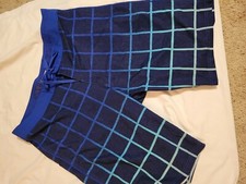 Mens Old Navy Blue Size 38 Swim Trunks