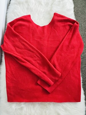 Damen Strickpullover rot Mango Basics Gr. M