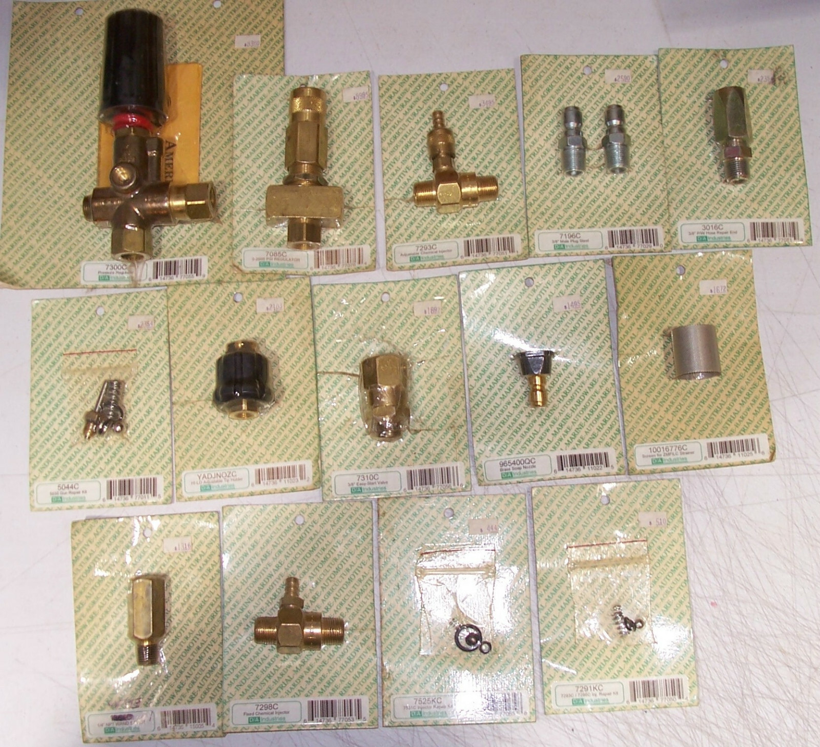 Lot of Power Washer Washing Parts Pressure Valves Fittings R