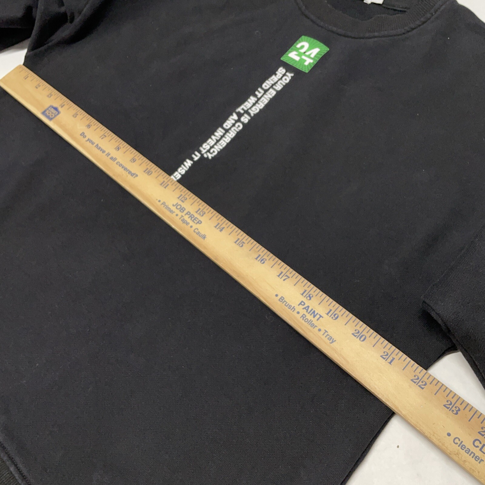 Mayfair The Label Sweatshirt One Size Black Clock Time Energy Trendy Quirky