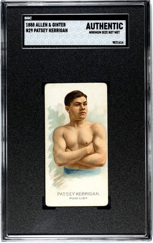 1888 N29 Allen & Ginter #26 Patsey Kerrigan — SGC (grade unconfirmed)