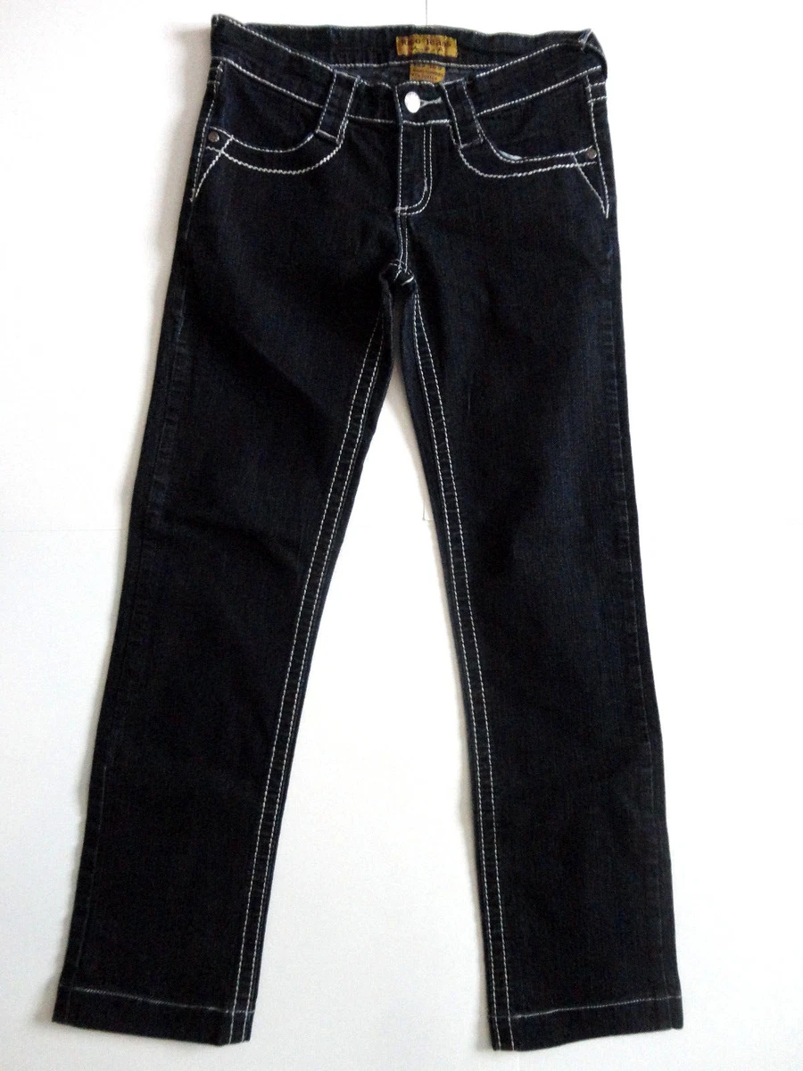 Dark wash jeans hotsell with white stitching