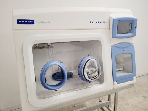Baker Ruskinn Invivo2 500 Hypoxia Handschuhfach Arbeitsstation Auf Trolley Labor - Bild 2 von 22