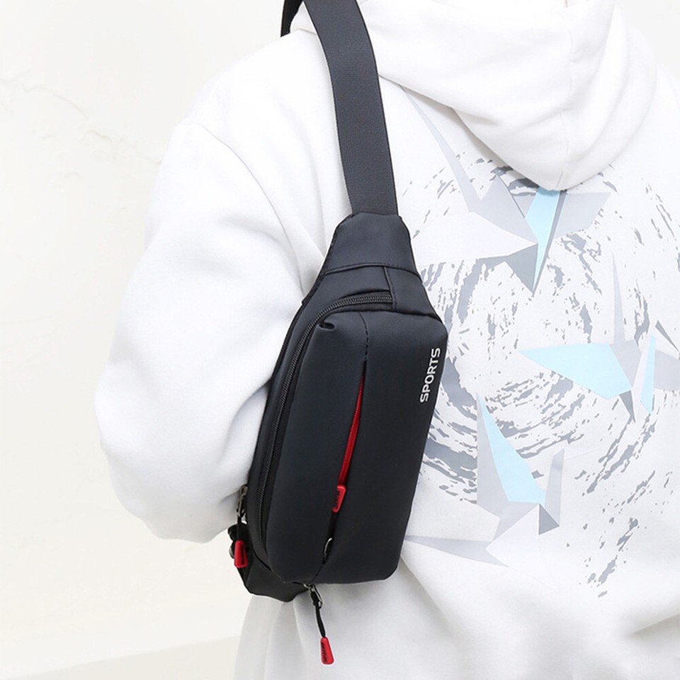 Women Men Dog Walking Bum Bag Oxford Fanny Pack Zipper Pocket for