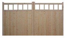 HANDMADE QUALITY PAIR OF TOP BAR DRIVE WAY GATES 'NUNNEY'
