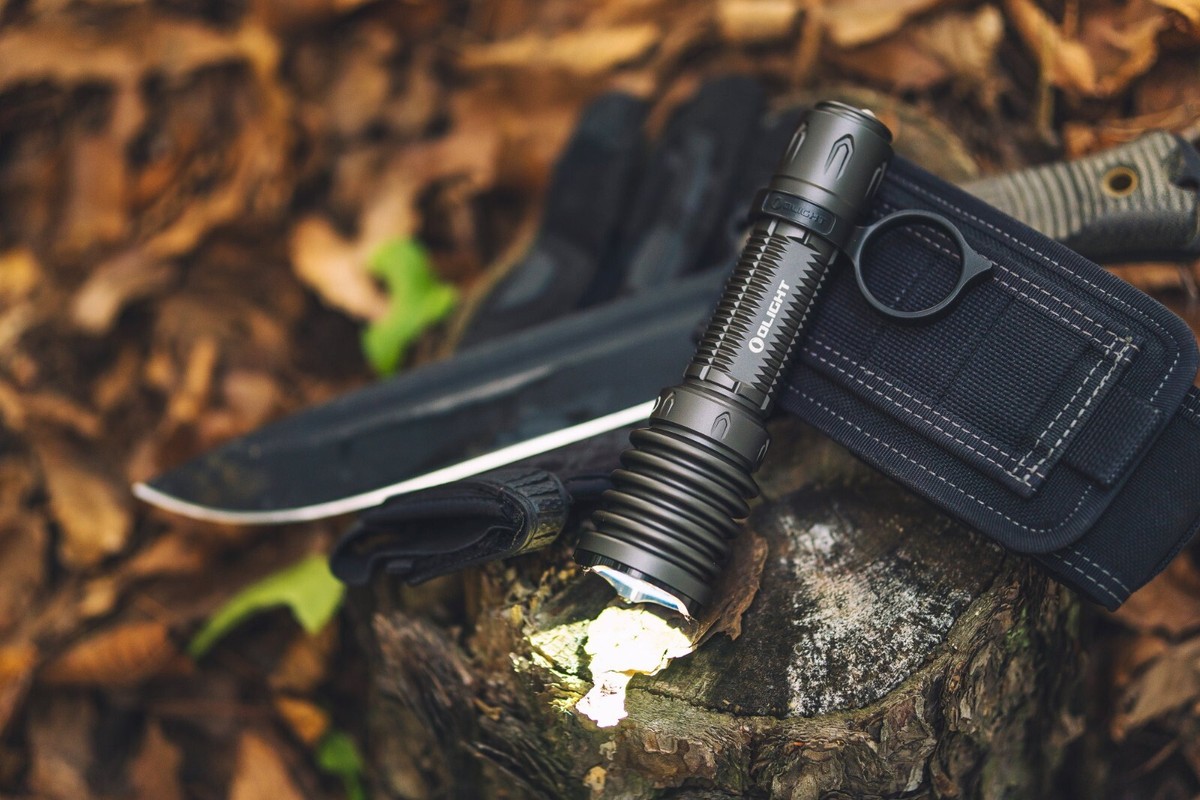 Olight Warrior X 3 Tactical Flashlight, Gunmetal Gray Olight Warrior X 3 Tactical Flashlight, Gunmetal Gray