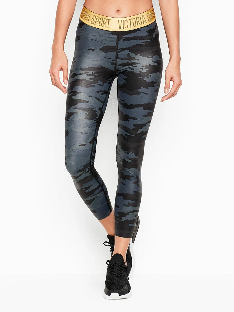 Victoria Secret VICTORIA SPORT High Rise 7 8 Tigh Grey Onyx Camo M