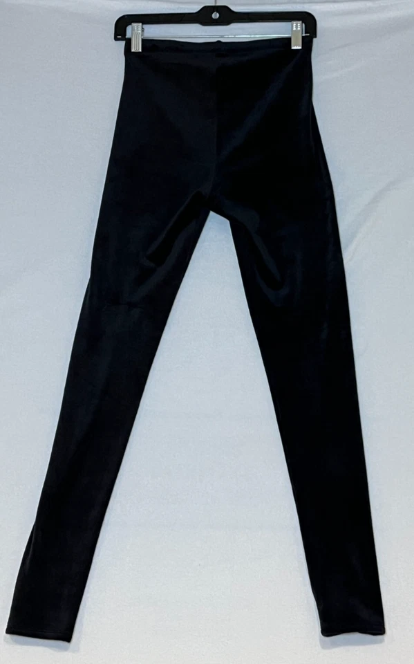 Leggings Felina Negros Ultra Luxe Terciopelo Suave Elástico Foto 2 de 4