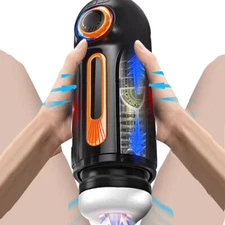 Automatic Male Sucking Masturbaters Cup HandsFree Thrusting Stroker Men Sex Toys
