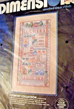 3602 Dimensions Counted Cross Stitch Kit 'Country Collection' NIP