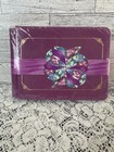 Creative Memories 5x7 Mauve Purple Sentiments Scrapbook Album Rare Gold Accents