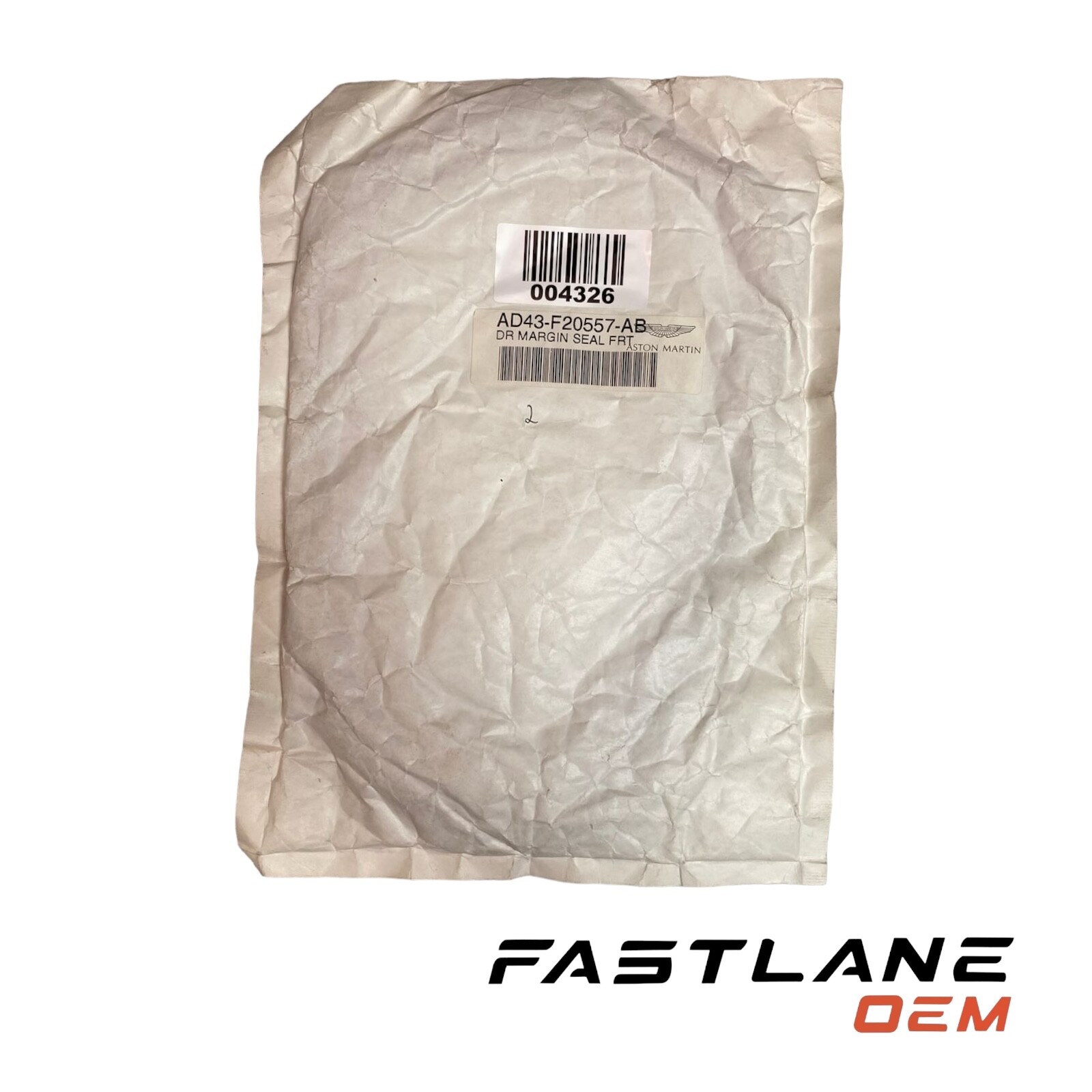 2010-2019 ASTON MARTIN RAPIDE HOOD SEAL NEW OEM AD43-F20557-AB