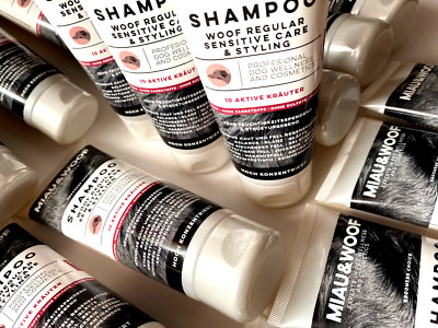 Miau Woof Shampoo Woof Regular Sensitive Care & Styling regeneriert Glanz MW112