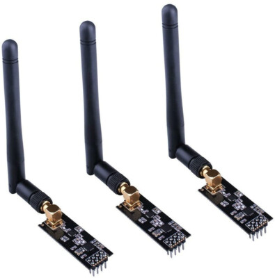 5 Km Reichweite NRF24L01P 2,4 GHz PA LNA 27dBm Drahtlose Modul SPI Antenne SMA-K