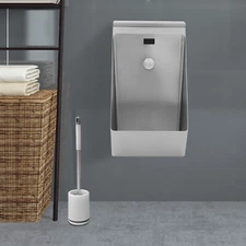 Wall Mounted Automatic Sensor Urinal Stainless Steel Sensor Men's BathroomUrinal