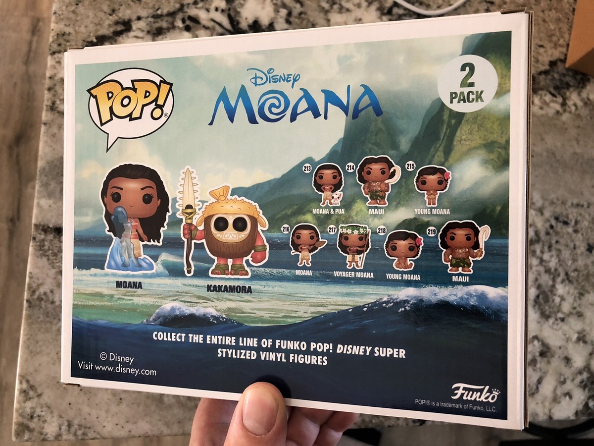 Funko Pop! Vinyl: Disney - Moana - 2 Pack - Moana and Funko Pop! Vinyl: Disney - Moana - 2 Pack - Moana and