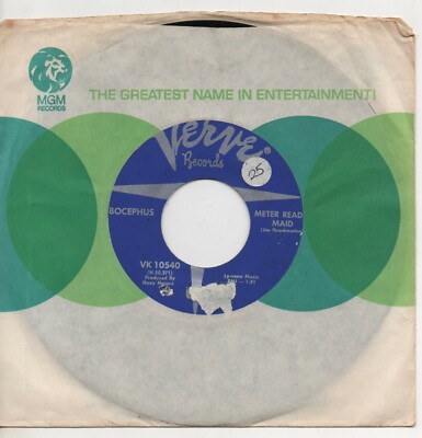 BOCEPHUS*HANK WILLIAMS JR meter reader maid*just a dream 1967 US COUNTRY ROCK