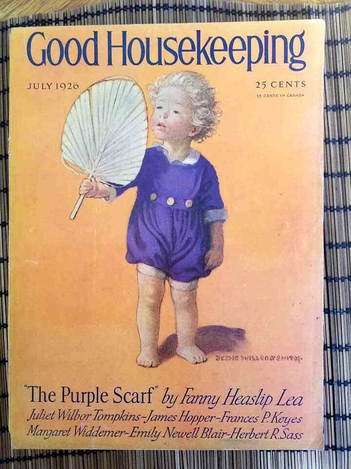 Vintage July 1926 GOOD HOUSEKEEPING Magazine Jessie Willcox Smith