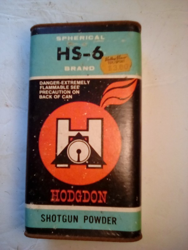 HODGDON SHOTGUN POWDER CAN EMTY