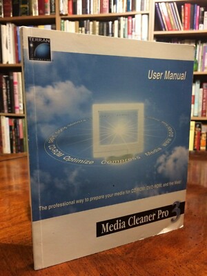 Media Cleaner Pro 3.0 User Manual Macintosh version 1998 Terran Paperback Book