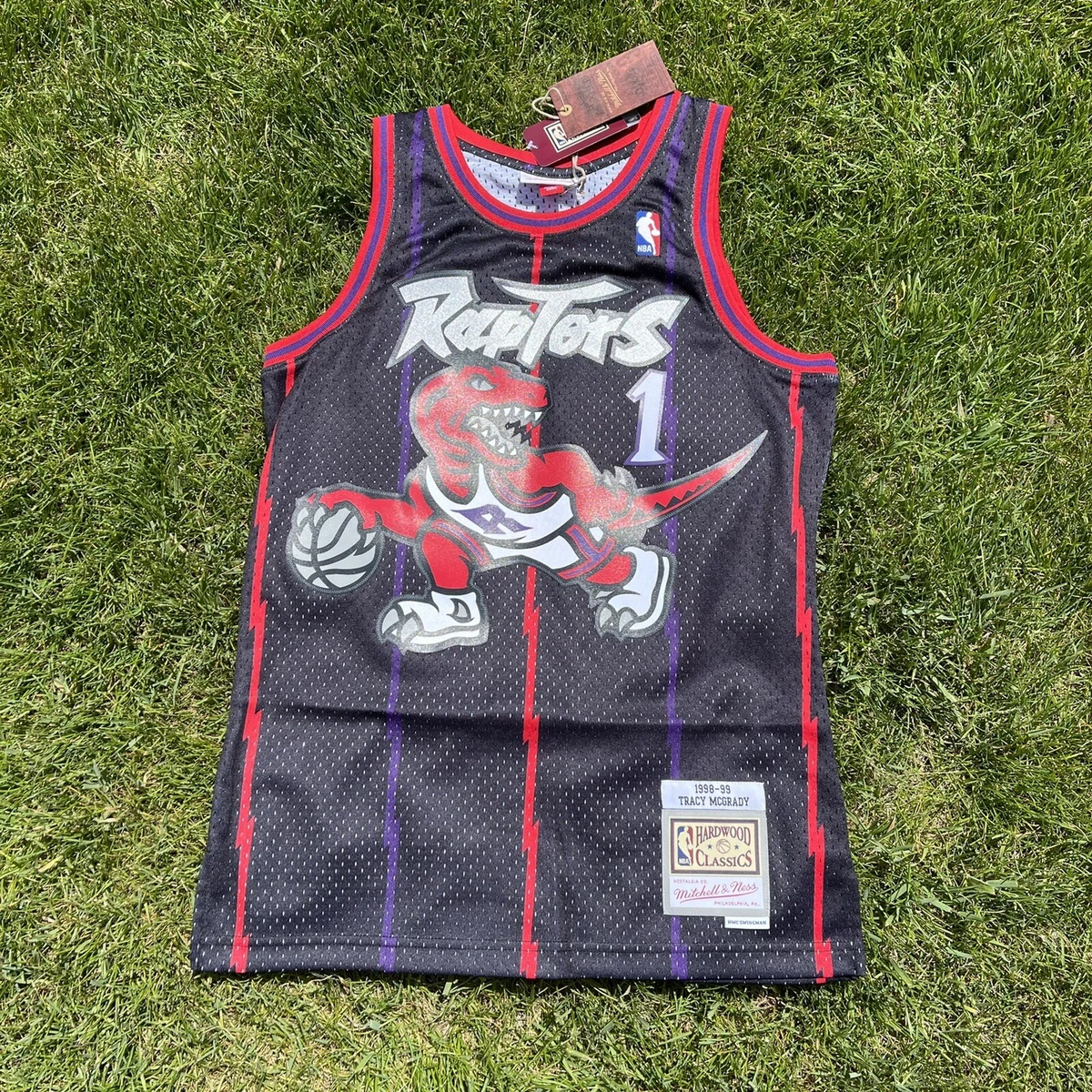 Toronto Raptors Tracy McGrady Hardwood Classics Home Swingman