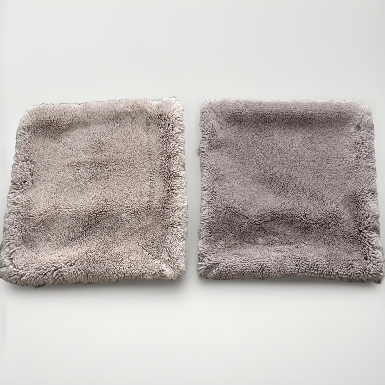 2 Unhide Squish Pillows PINKISH PURPLE & Lavender Purple 20X20 Retail $75 Each