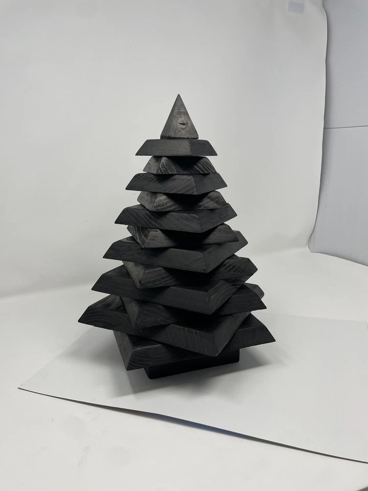 Handmade Wooden Christmas Tree Decor. Veteran Made. - Image 4 of 4