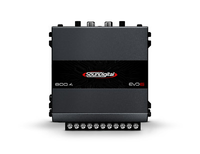 Soundigital 800.4 EVO 6.0 4 Kanal Verstärker Endstufe 800 W RMS ultra klein